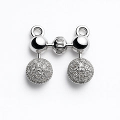ChatGPT said: 925 Silver Sparkling Globe CZ Mangalsutra for Women